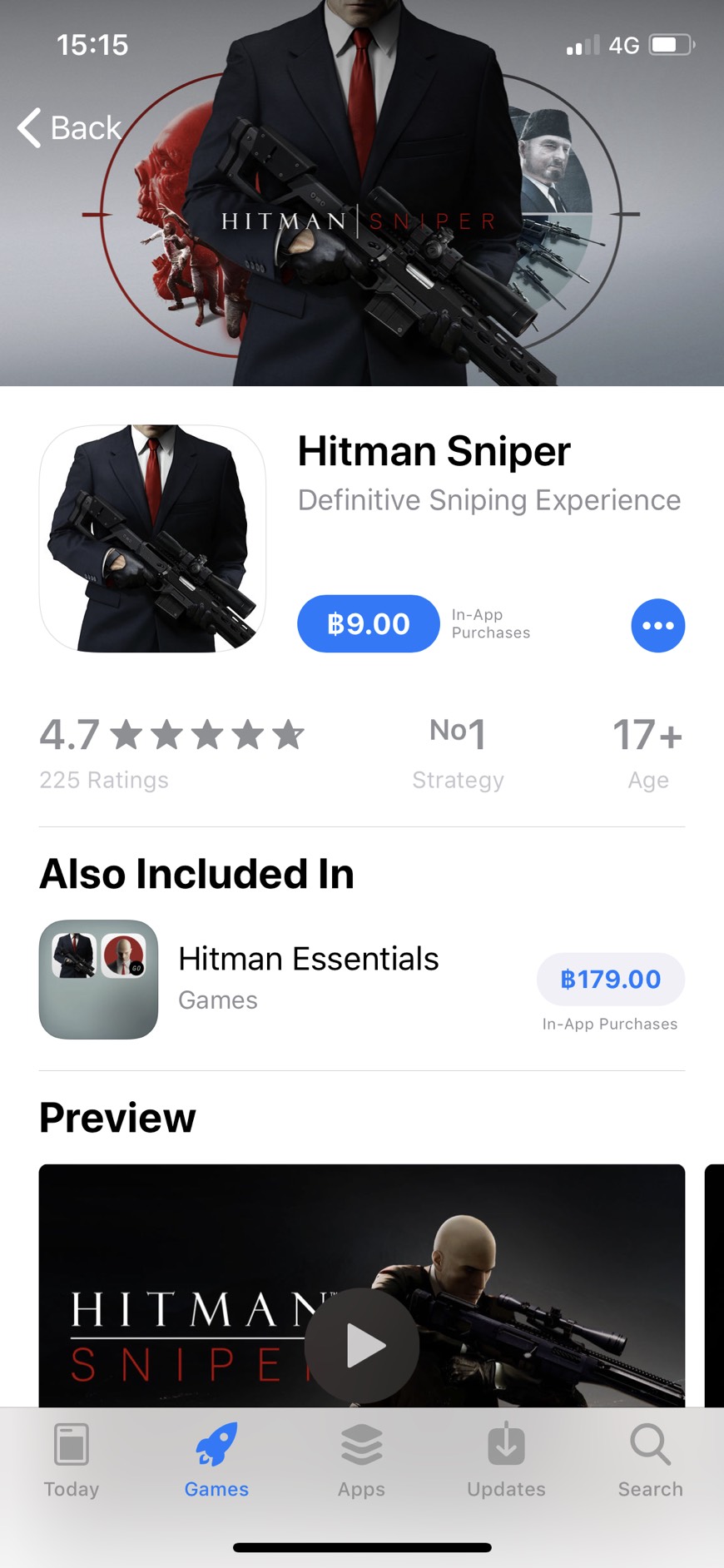 เกมไอโฟน Hitman Sniper